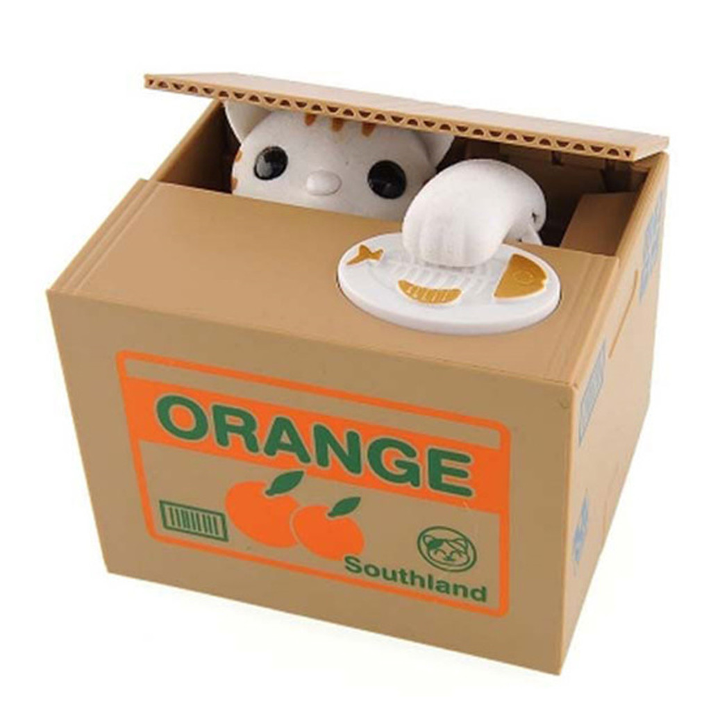 Alcancía diseño gato